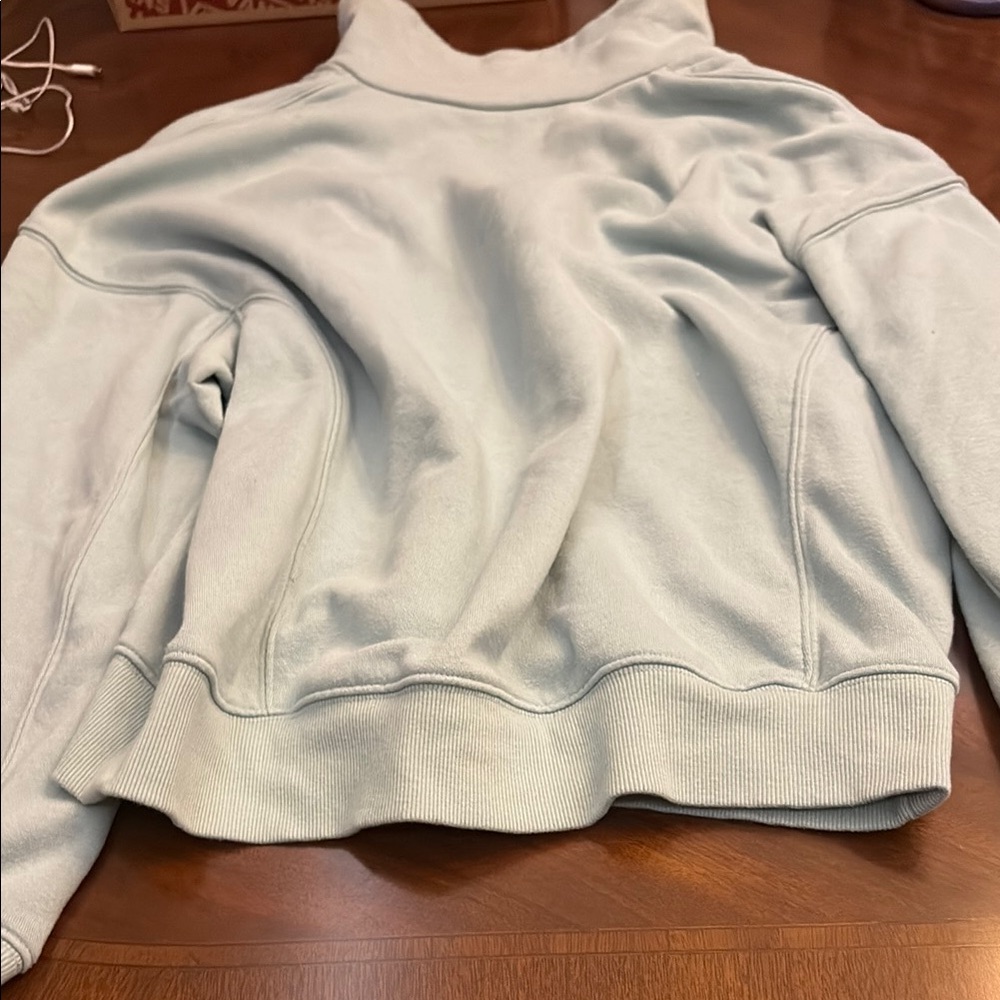 Universal Thread Light Blue Half-Zip Jacket - image 2